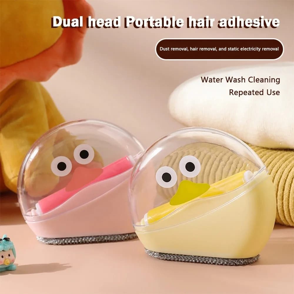 Nuovo mini levapelucchi a doppia testa con rullo lavabile, potente depilazione portatile a doppio scopo