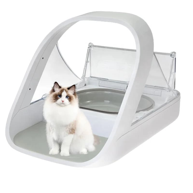 Distributore Automatico di Cibo per Animali con Microchip, Adatto per Alimenti Umidi e Secchi, Pacchetto Conveniente Eoutletdeals con Ciotole per Cani