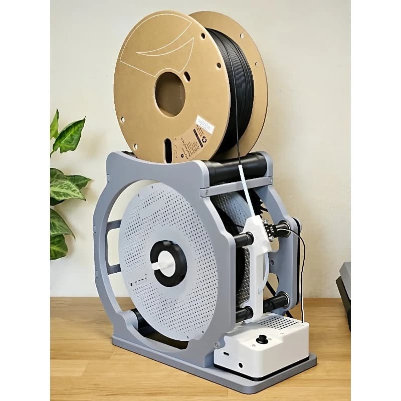 LTS V4 Respooler 3D Printed Filament Spool Winder, Manual Rewinder Tool for 1.75mm PLA ABS PETG, DIY Filament Transfer Organizer