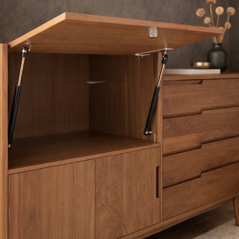 ‌ Tavolo Pieghevole per Armadio, Supporto per Scrivania a Scomparsa, Hardware per Tavolo Bar Retrattile, Accessori per Tavolo da Pranzo Richiudibile