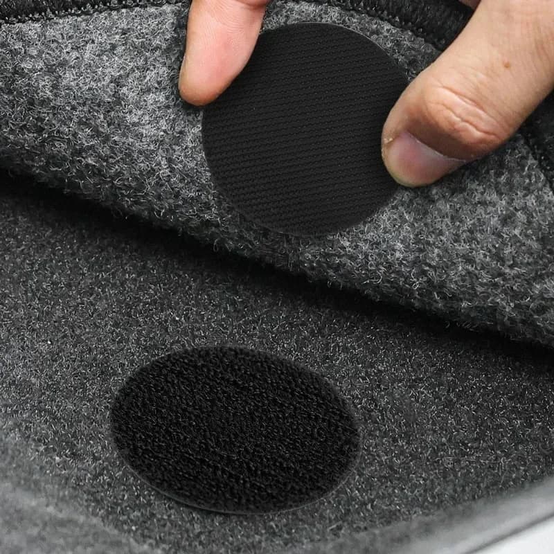 Elementi di fissaggio Adesivo automatico Velcros Nastro biadesivo Fissaggio bifacciale Tappetino per tappeti ad alta viscosità Nastro antiscivolo per abbigliamento fai da te