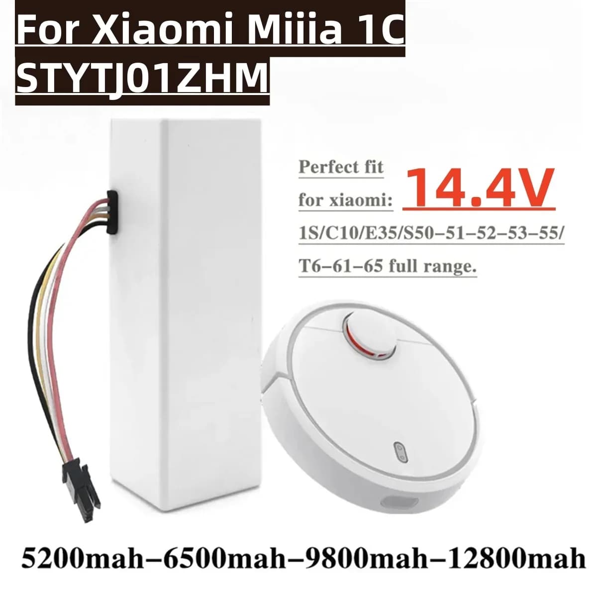 18650 Best-selling for Xiaomi Robot Battery1C P1904-4S1P-MM Mijia Mi Vacuum Cleaner Sweeping Mopping Robot Backup Battery