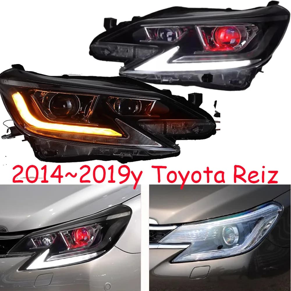 Set di Fari Anteriori per Toyota Reiz 2014~2017, Accessori Auto LED HID Fendinebbia per Mark X Reiz