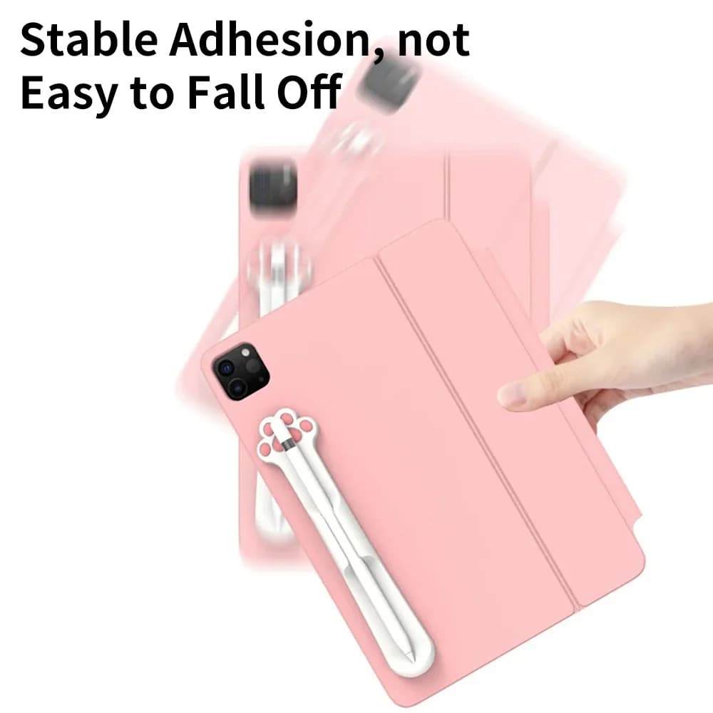 Anti-slip Adhesive Tablet Pen Holder, Soft Silicone Pencil Sleeve Cover, Practical Generation Stylus Fixing Organizer