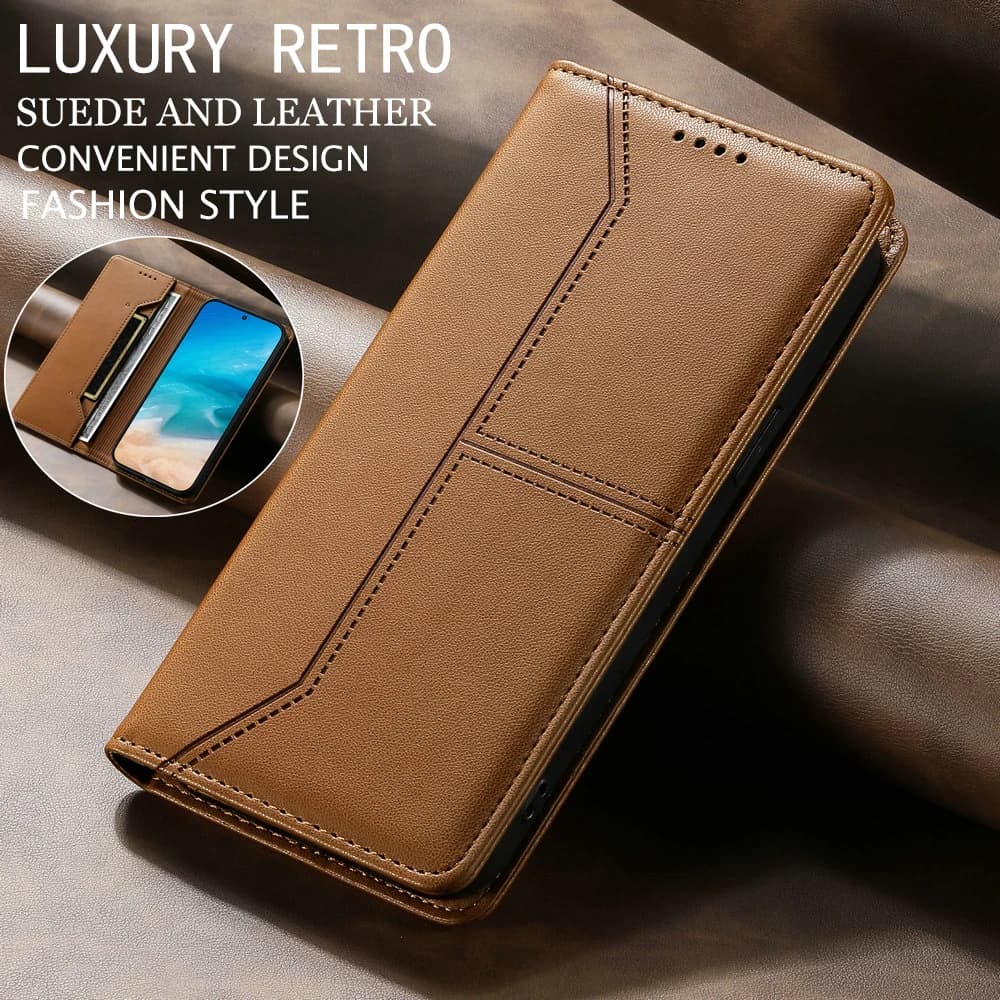 For Xiaomi Poco F9 Ultra 5G Magnetic Leather Flip Case RFID Blocking Etui Poco F8 M8 X8 F9 Pro Case X8 Pro Max M8 Wallet Funda