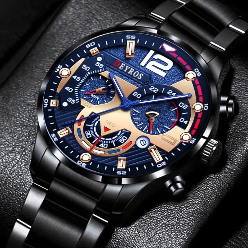 Men's Fashion Watches Luxury Quartz Wrist Watch Calendar Luminous Men's Watch Casual Working Watch Reloj Hombre