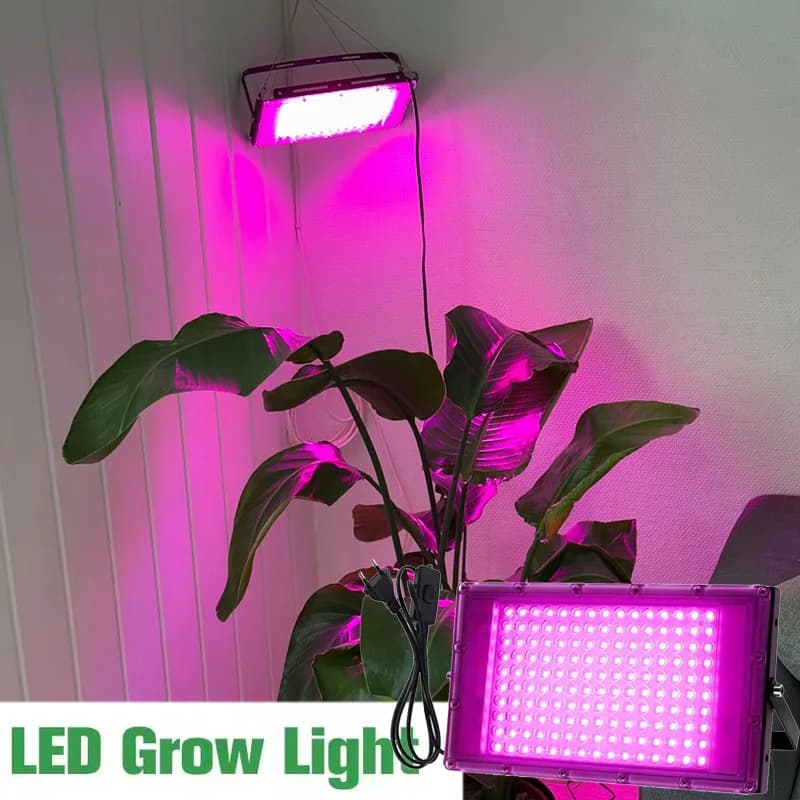 Complete Spectrum Cultivation LED Lights, 50W 100W 300W Fito Lamp for Growth of Indoor Plants, Hydroponics, Lamp for Growing Vegetables, Flowers and Seeds