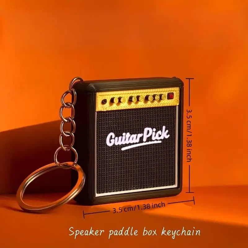 Portachiavi Portatile per Plettri da Chitarra, Adatto per 3-5 Plettri, Previene la Perdita dei Plettri, Accessorio da Viaggio per Musicisti