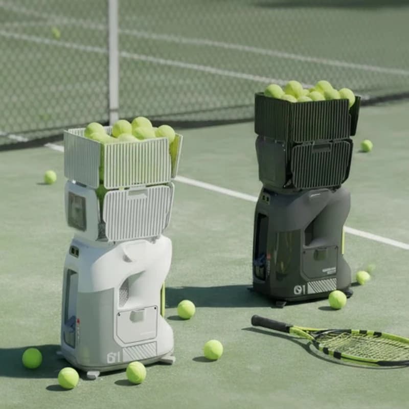 Tennis Ball Machine AI Coach Voice-Control Training Tennis Ball Launch Training Shooting Machine