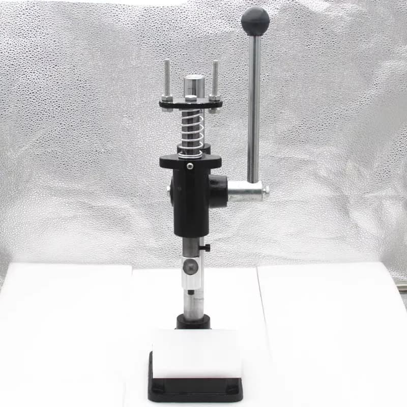 Manual Plastic Bag Punching Machine Paper Leather Round Hole Punch
