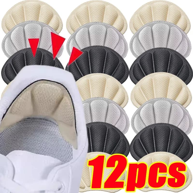 Solette per Scarpe Sportive da Corsa, Protezione Tallone Regolabile, Cuscinetti Antiscivolo, Patch Antidolorifici, Cura del Piede, Adesivi Protettivi per Tallone