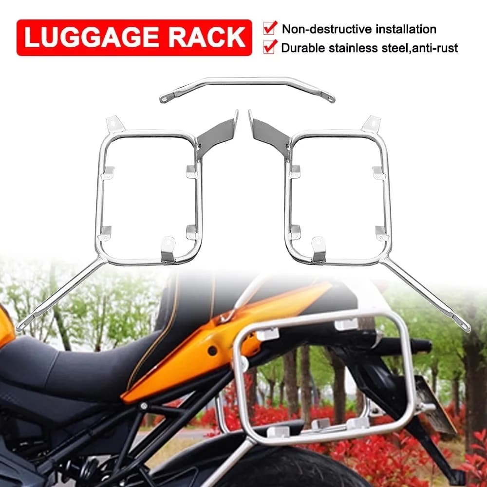 Moto Top Case Borse laterali Portapacchi Per Kawasaki Per Versys 650 2010-2014 Supporto per borsa laterale Tronco di coda Box Staffa per borsa laterale