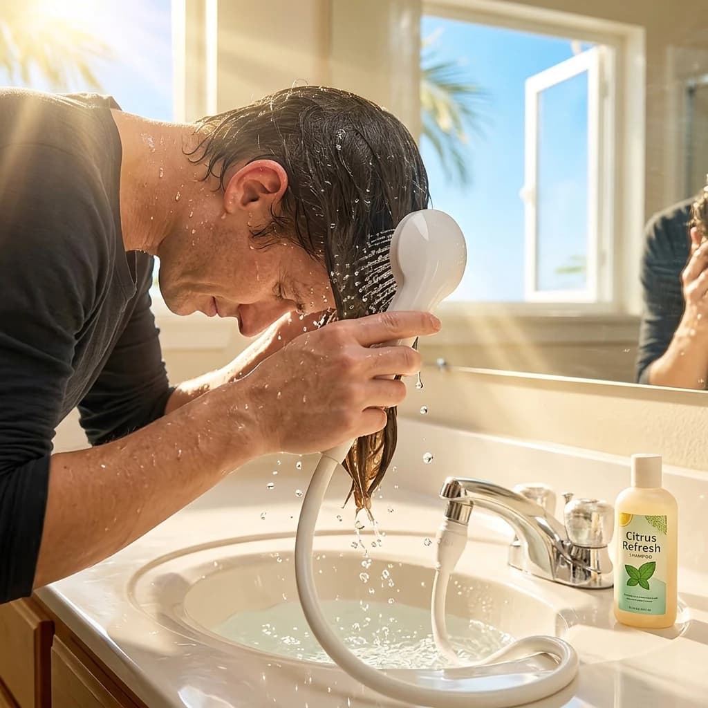 Sink Faucet Switch Shower Nozzle, Portable Multi-Function Spray Nozzle, Special for Home Shampoo, Cat, Dog and Pet Shower
