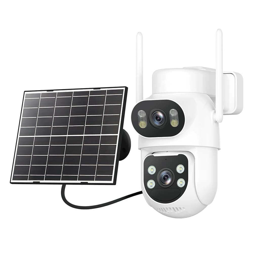 Telecamera IP 4G a Energia Solare 4MP con App Yoosee, Basso Consumo, Visione Notturna a Colori, Rilevamento AI Umanoide, Sicurezza Domestica, Monitoraggio Bambini
