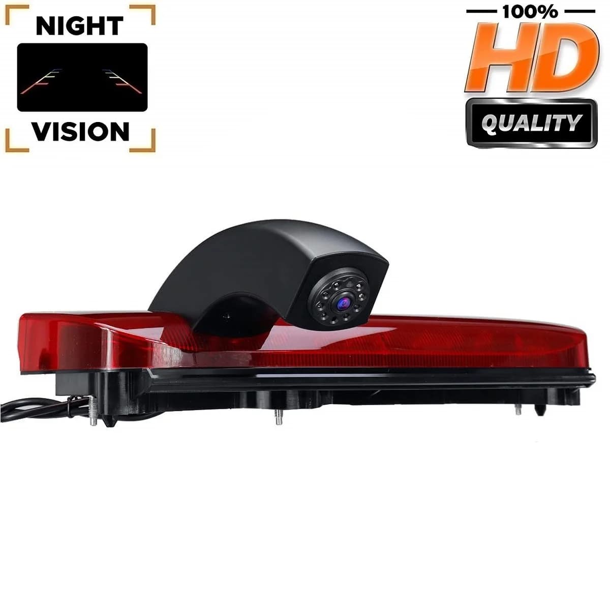 E9 HD Luce freno Luci stop Telecamera posteriore per FORD Transit Connect Wagon XLT Transporter Minivan 2014-2017 (Due porte)