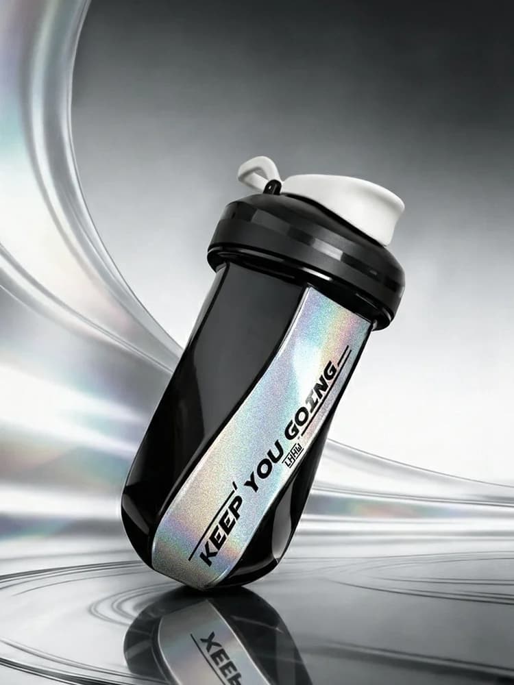 LHHW Protein Shaker, High Temperature Resistant, Food Grade Plastic Sport Bag, American Style