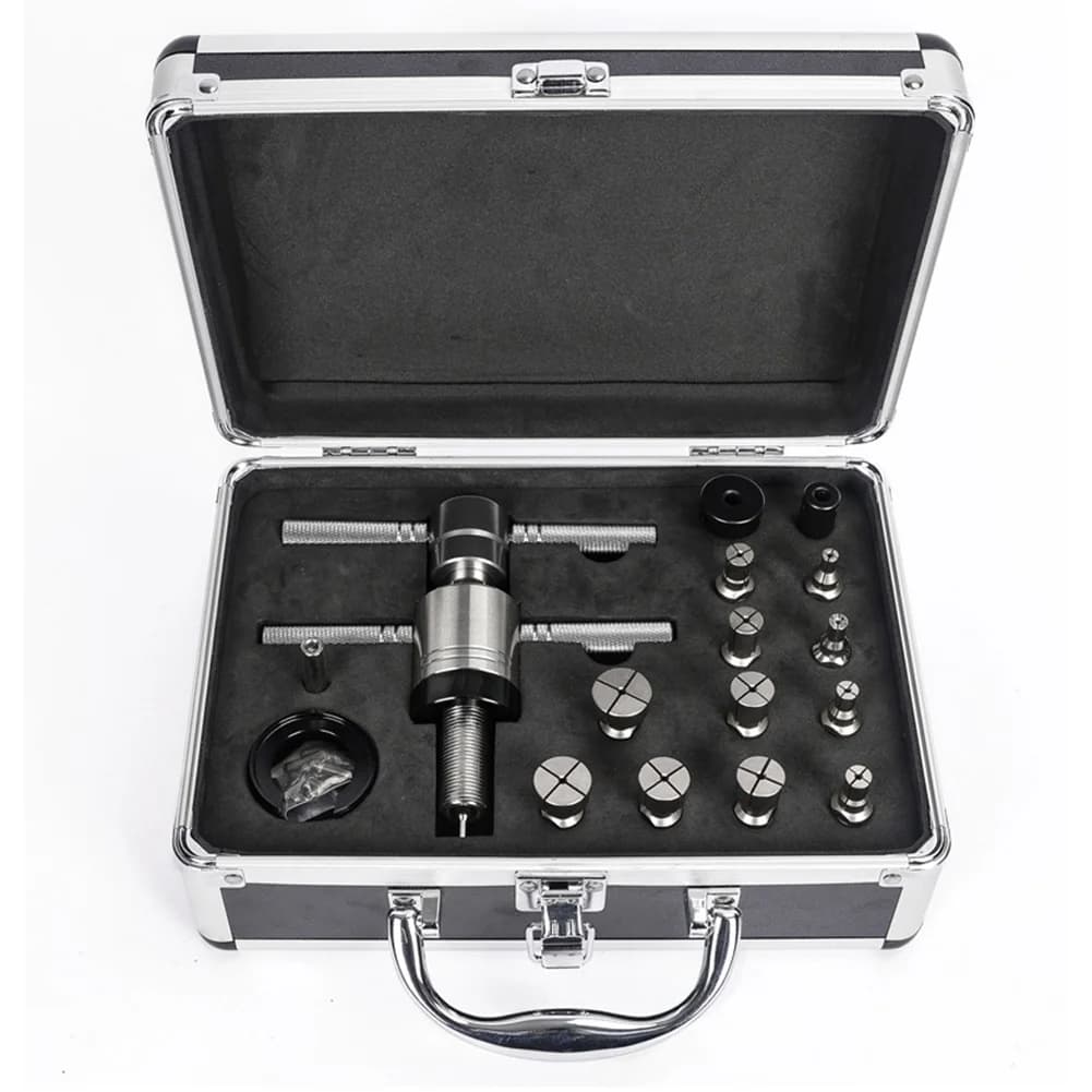 Alloy Steel Bike Bearing Removal Tool Kit for Frame and Wheels with Thrust Ball Bearing Pulling and Expansion Grip