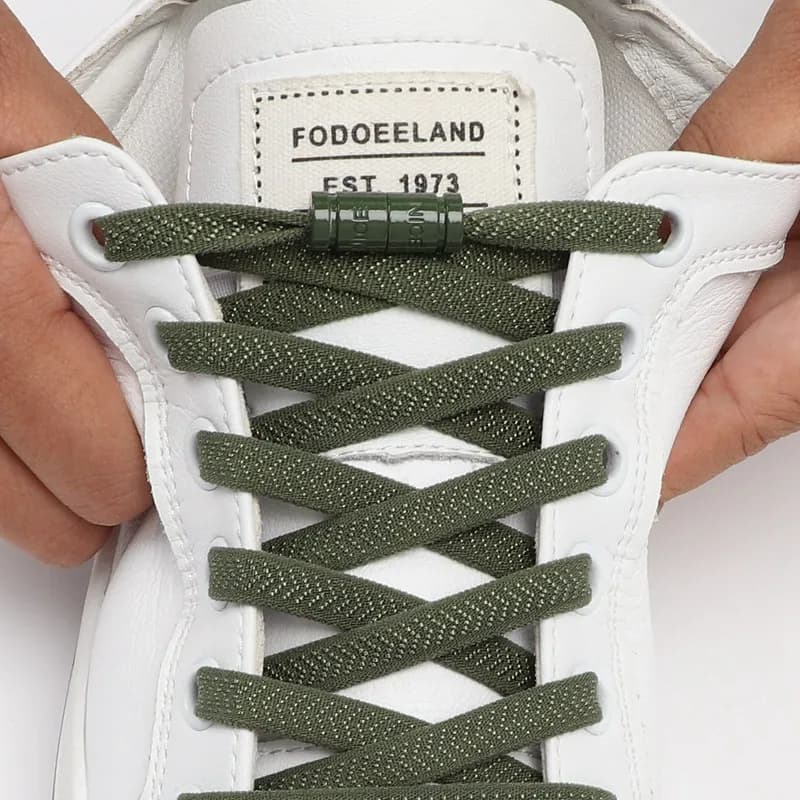 Lacci colorati con chiusura a capsula senza lacci Lacci elastici Sneakers No Tie Lacci per scarpe Lacci piatti rapidi per bambini per adulti per scarpe