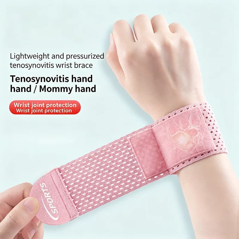 1 Pezzo Fasce da Polso Regolabili Ultra-Sottili, Supporti a Compressione per Polso, Cinghie Sportive per Fitness, Tutore a Compressione per Polso, Tunnel Carpale