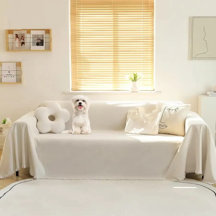 Oversize Covers Cane Washable, 3D Sofa Protection for Living Room