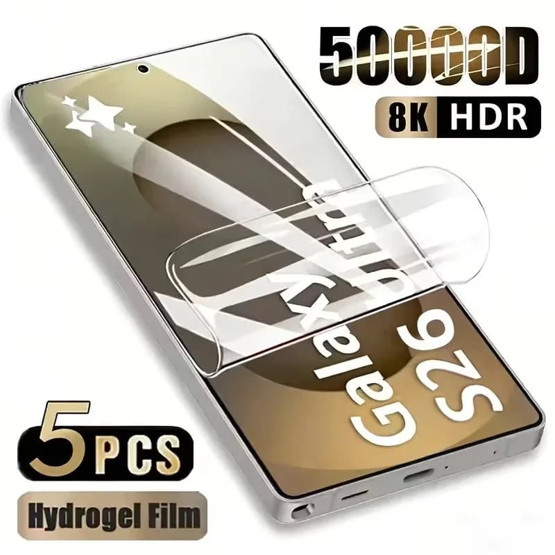 3-5Pcs Full Cover Hydrogel Film for Samsung Galaxy S26 Ultra S25 Edge S24 S23 Plus S22 S21 No Glass Screen Protector