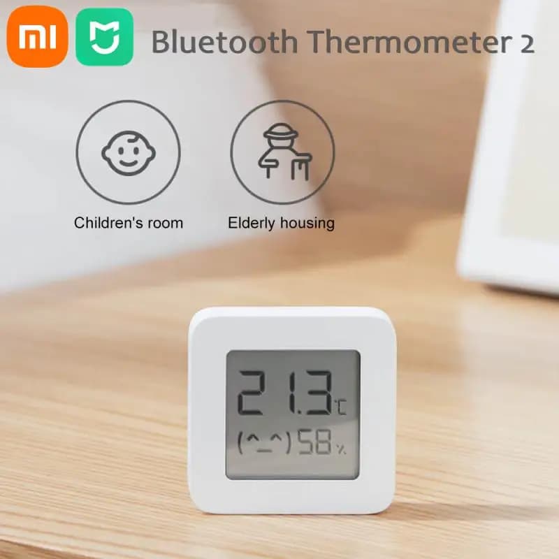 Xiaomi Mijia termometro Bluetooth 2 Wireless Smart LED igrometro digitale termometro sensore di temperatura funziona con l'app Mijia