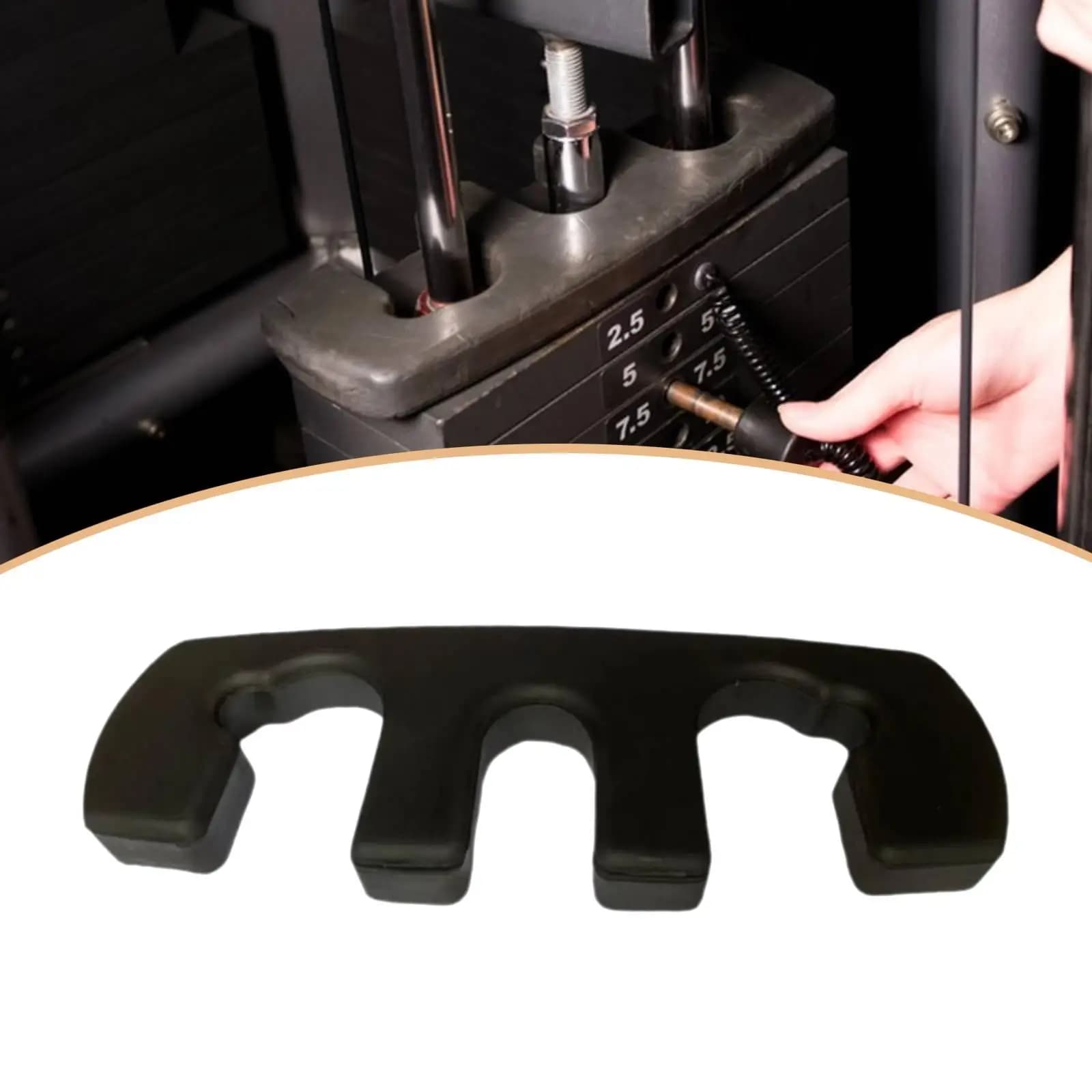 Fitness Accessories Steel Weight Stack Adapter Gym Training Plate for Weight Plates Exercise Machine