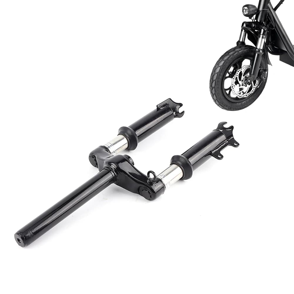 Forcella Anteriore in Lega da 12 Pollici per Scooter Elettrico Harley, Bicicletta Pieghevole Portatile, Parte di Ricambio