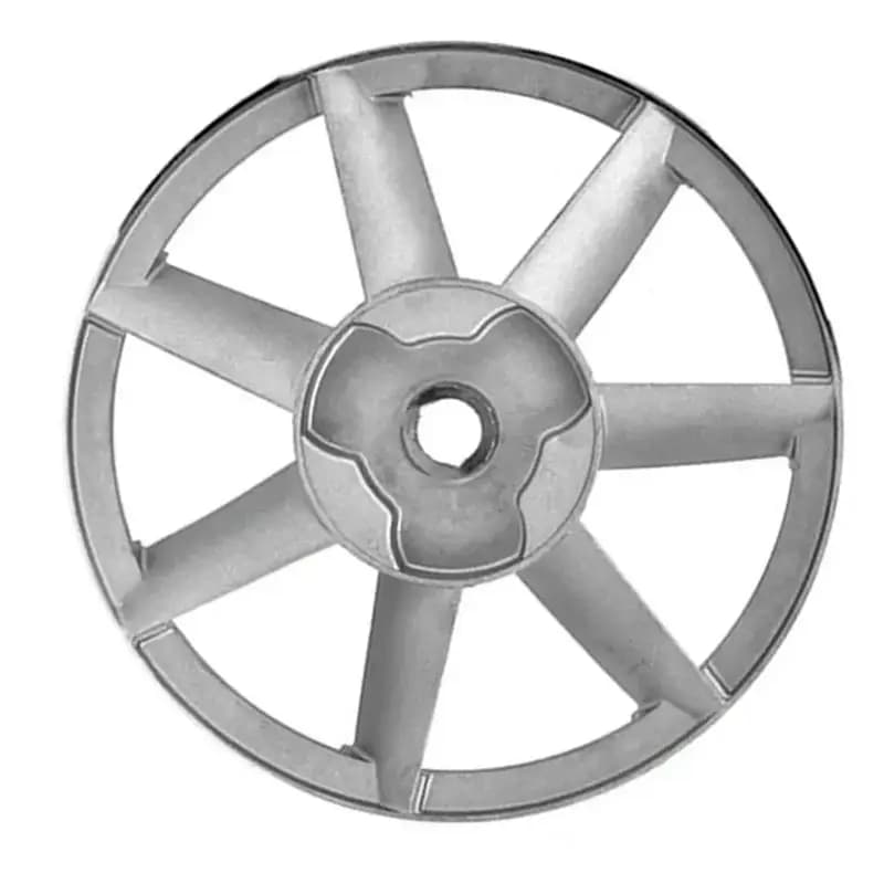 Puleggia a V singola in alluminio 2065 per compressore d'aria ABMS-Flywheel, testa della pompa a doppio cilindro