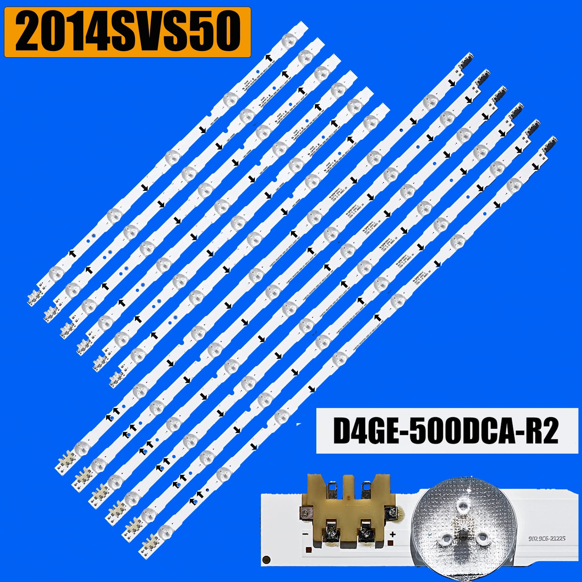 Striscia di retroilluminazione a LED per UE50j6285 UE50H6270 UN50H6300AK UN50H6350AF UN50H6400 UN50H6103AF UA50H6340AK UA50H6500AW UA50H6320AK
