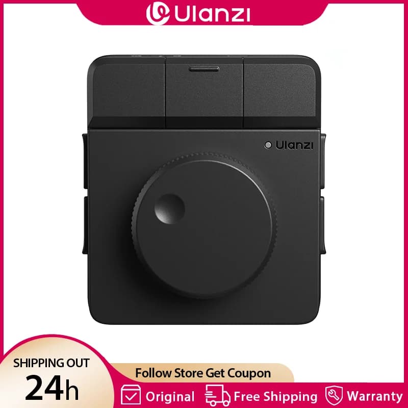 Ulanzi D100H Controller Creativo con Connessione Wireless, Assistente per Editing Video per TikTok e Instagram, Sistema di Illuminazione Intelligente per Studio