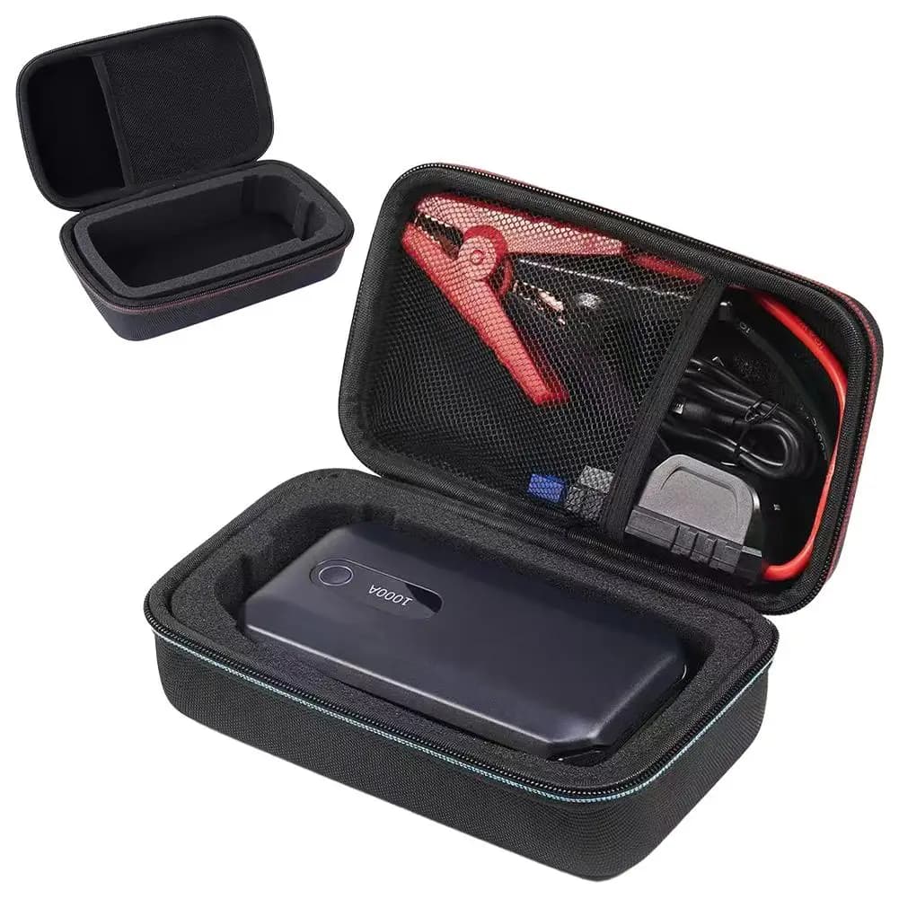 Custodia Protettiva Rigida in EVA per Power Bank, Borsa da Viaggio Portatile Antiurto per Avviatore di Emergenza Auto