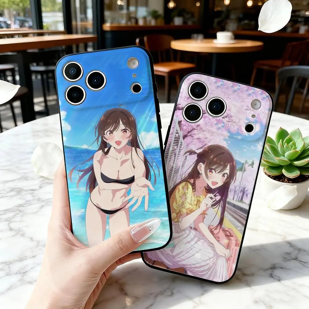 Mizuhara Chizuru Phone Case For IPhone 17 16 15 14 13 12 11 Pro Max Plus Air Mini Soft Black Case