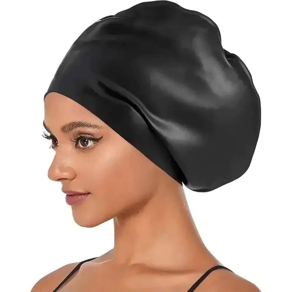 Cappello da surf Copricapo da nuoto in silicone elastico Design addensato Cuffia da nuoto morbida e impermeabile Protezione solare 3D Fit Cuffia da snorkeling Doccia
