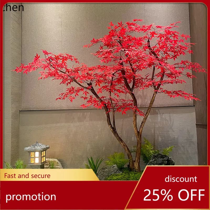 CZ Great Artificial Vinegar Tree for Business Centres and Hotels, Green Plant for Interior and Exterior, Simple Decoration for Landscapes