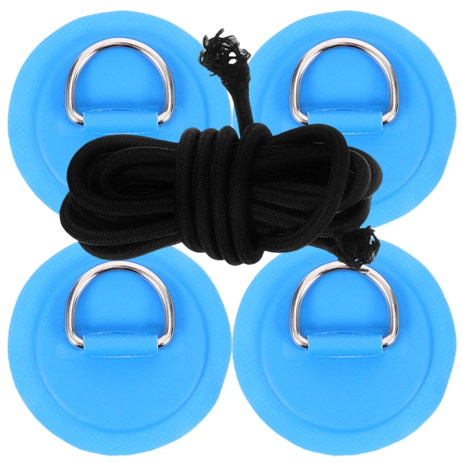 Set di 1 Pezzo: Patch D-Ring per Gommone, Accessori per Ponte Kayak, Cuscinetti D-Ring per Kayak in PVC, Canoa, Paddle Board, Fibbia per Linea di Ancoraggio