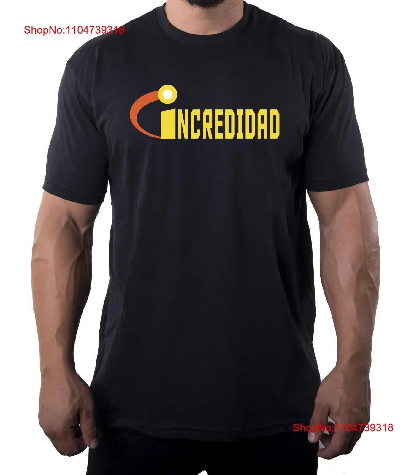 Incredidad T-shirt da uomo Divertenti camicie della cultura pop Cool Dad vintage Lavato Leggermente confortevole streetwear homme Allungato