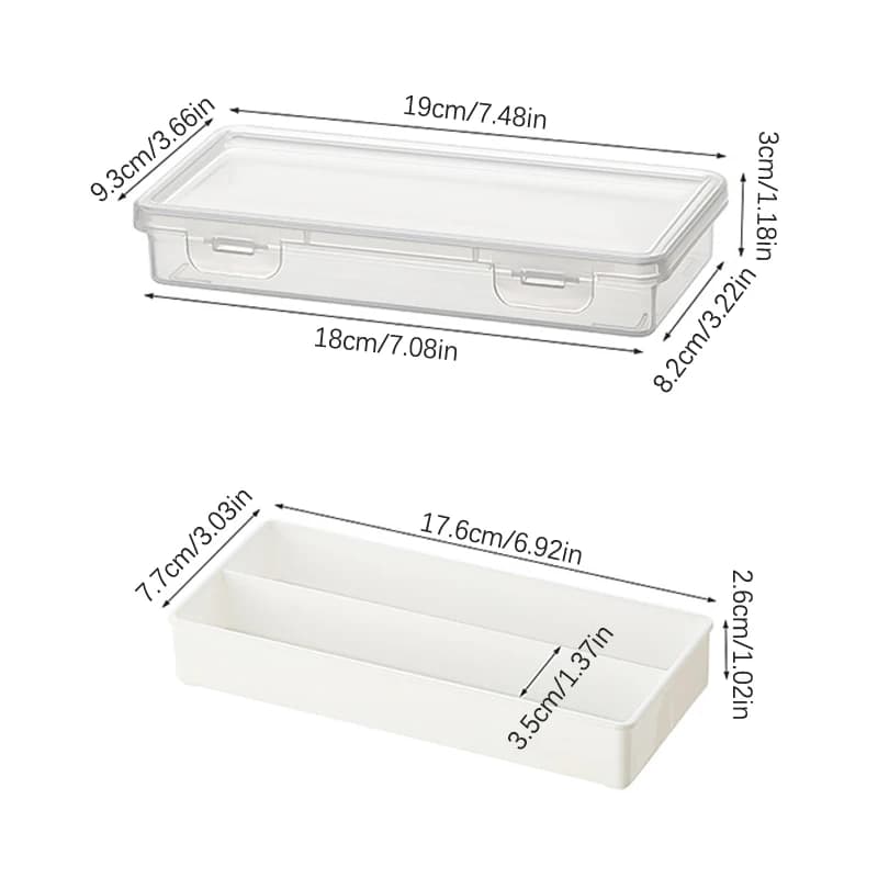 1PCS Coin Storage Collection Boxes Holder Transparent Plastic Case Portable Storage Box Paper Money Album Currency Banknote Case