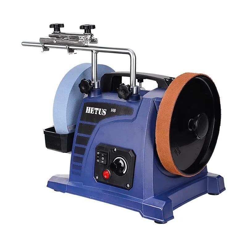 H8 Precision Water-Cooled Knife Sharpener - 8 Inch Electric Low-Speed Grinder for Kitchen/Woodworking Engraving Tools
