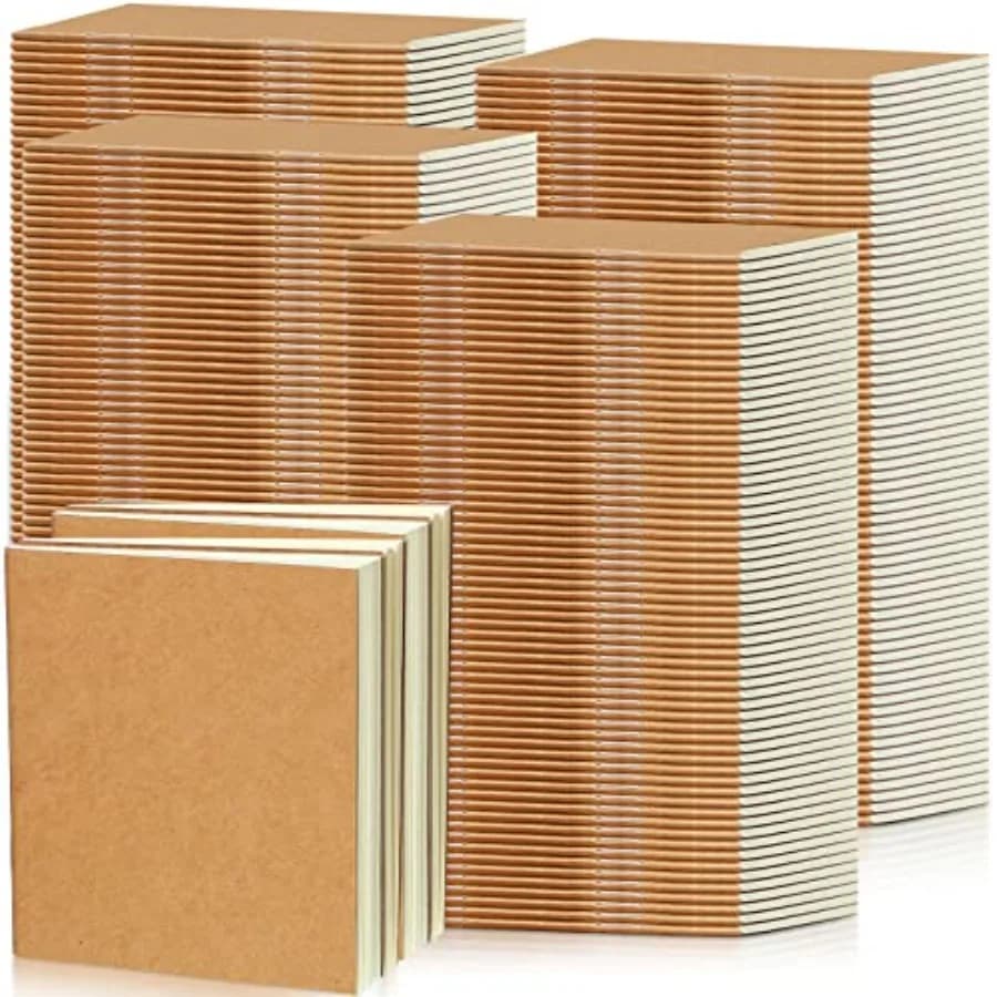300 Pack Mini Notebooks Bulk Small Notepad Unlined Journals Pocket Blank Sketchbooks Students Gifts Back to School Supplies 4 x