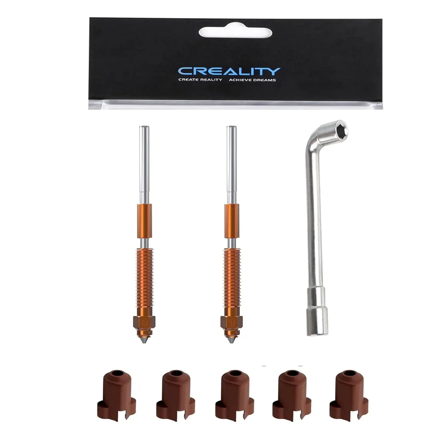 K1C 1/3/5 pieces for K1C, K1 Max, K1 SE, Ender 3 V3/3 V3 Plus, Unicorn quick-saving nozzle kit, high-flow nozzle kit
