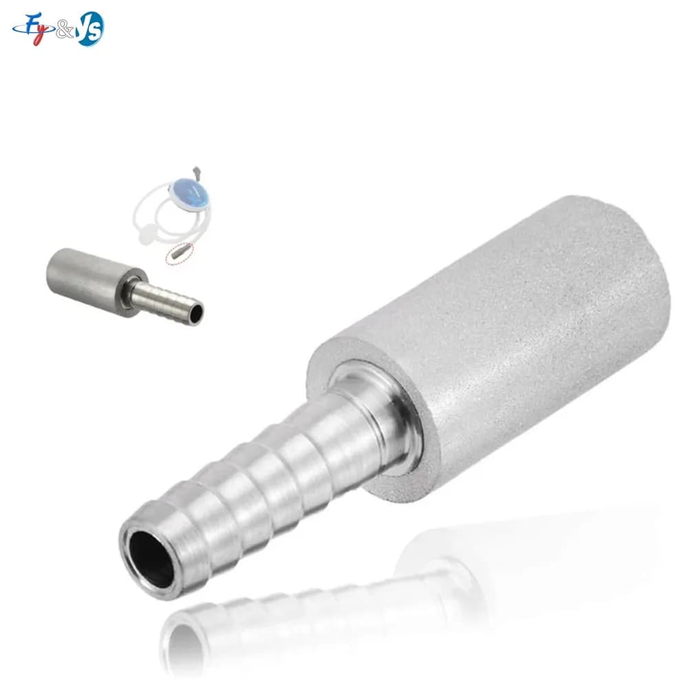50 pz/lotto Creazione Difusione Pietra In Acciaio Inox 1/4 ''Barb Carbonazione Pietra Aerazione Ossigenazione Pietra Per La Birra Homebrew