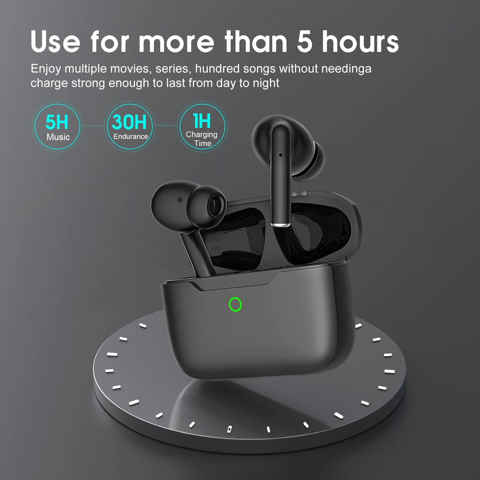 5.0 Headphones with microphone with noise cancelling for iPhone for AndroidXiaomi for Redmi