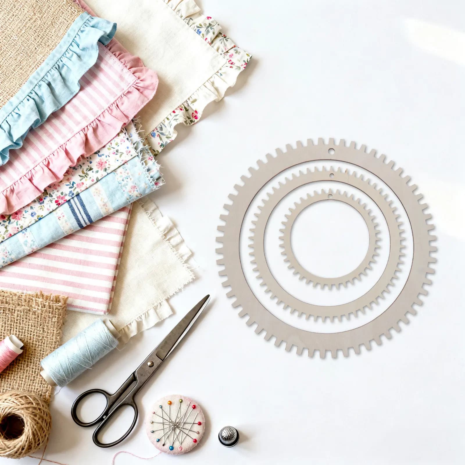3Pcs Round Knitting Loom Set Wooden Multi-Craft Weaving Machine Tapestry Rug Carpet DIY Craft Kit for Adults Beginners Hand