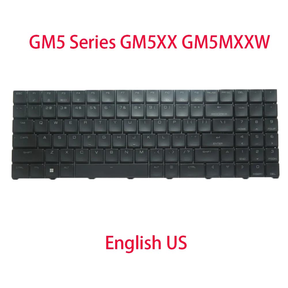 Mechanical Backlit GM5MXXW Keyboard For Tongfang GM5AG0W GM5AG8W GM5AGxW GM5RG0W GM5RG7W GM5RG8W GM5RGIW English US Black New