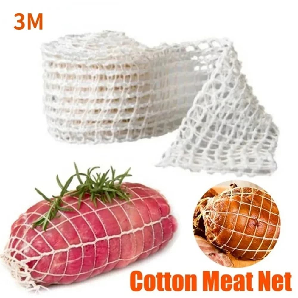 3 meters cotton net for meat, sausages and hams, macellation rope, meat preparation tool, hot dog sausage, sausage packaging