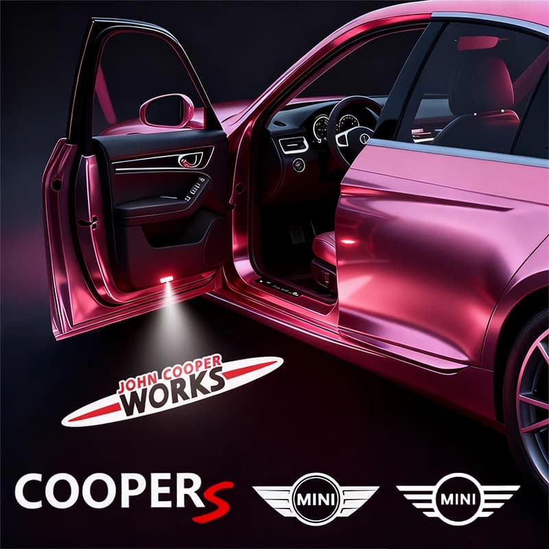 Led Porta Auto Benvenuto Luce Del Proiettore Lampade Per MINI Cooper One R50 R52 R54 R53 R56 Countryman R60 F55 F56 F60 JCW Accessori