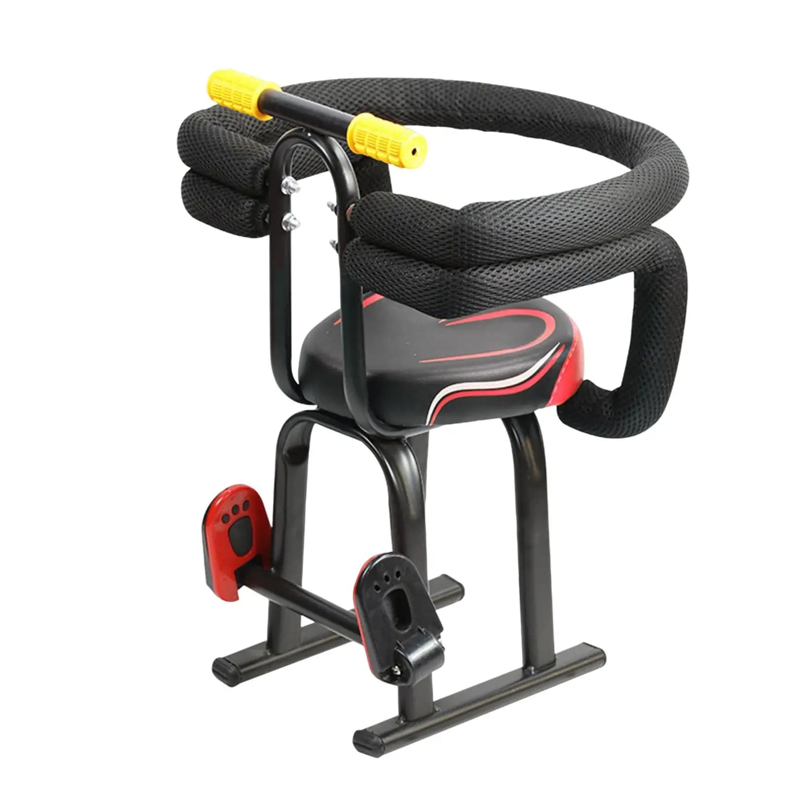 Bike Seat Carrier with Armrests Babys Seat Front Cushion Kids Bike Seats for Mountain Bike
