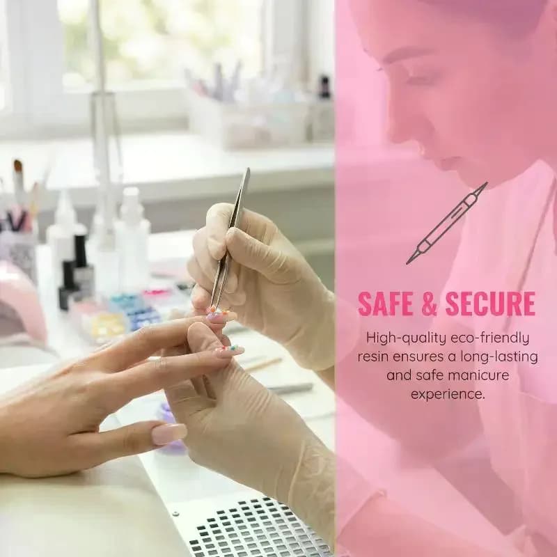Kit di Strass per Unghie con 12 Griglie di Perline Rotonde in Cristallo, Multicolore, per Uso Professionale e Domestico
