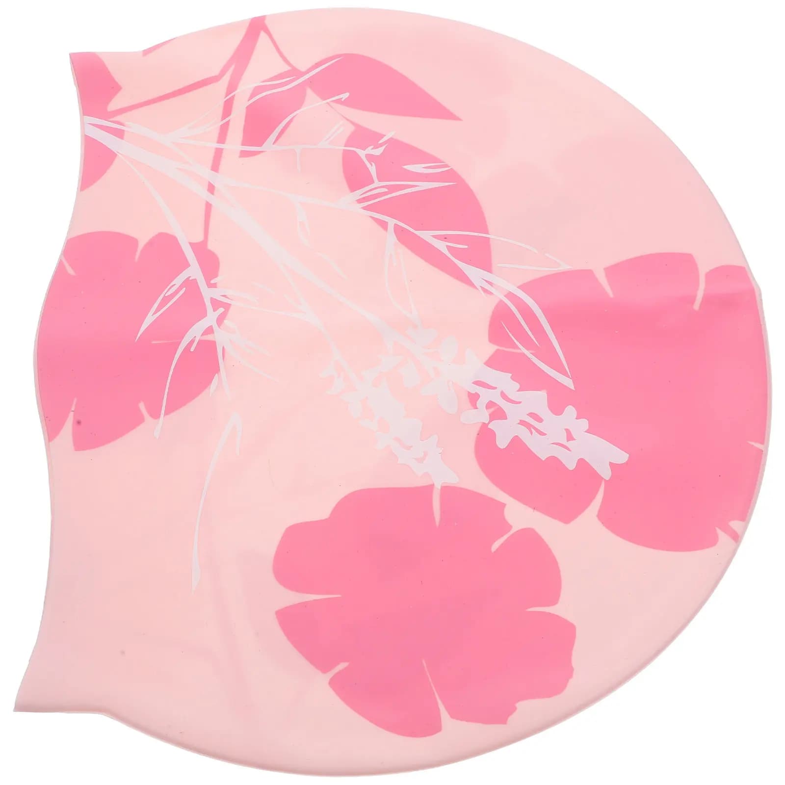 Cuffia da nuoto in silicone grande per donna, rosa, divertente, per adulti